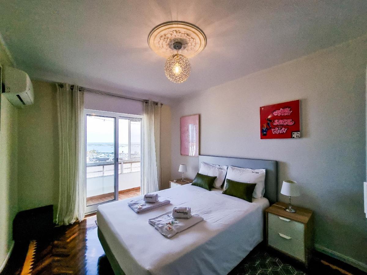 Flh Faro Family Flat With Balcony Apartment Bagian luar foto
